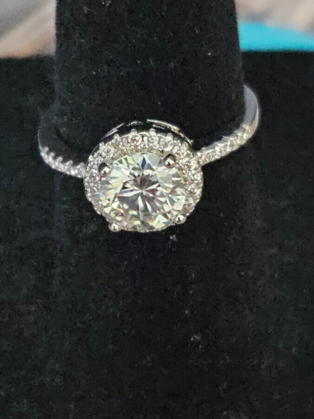 Moissanite 925 Sterling Silver 1.0ct - Sz 5